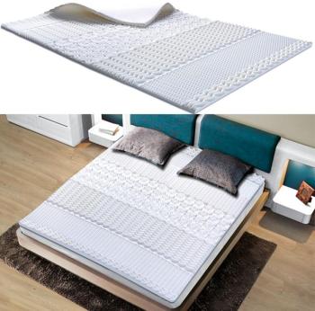 Surmatelas mousse mémoire de forme 7 zones 80X200 cm Surmatelas mousse mémoire