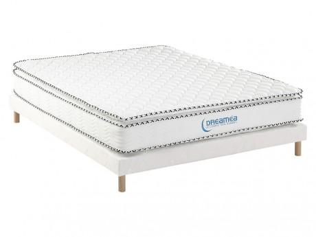 Ensemble sommier + matelas ressorts ensachés et su