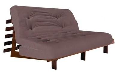 Matelas Futon Taupe - Coton 140x190
