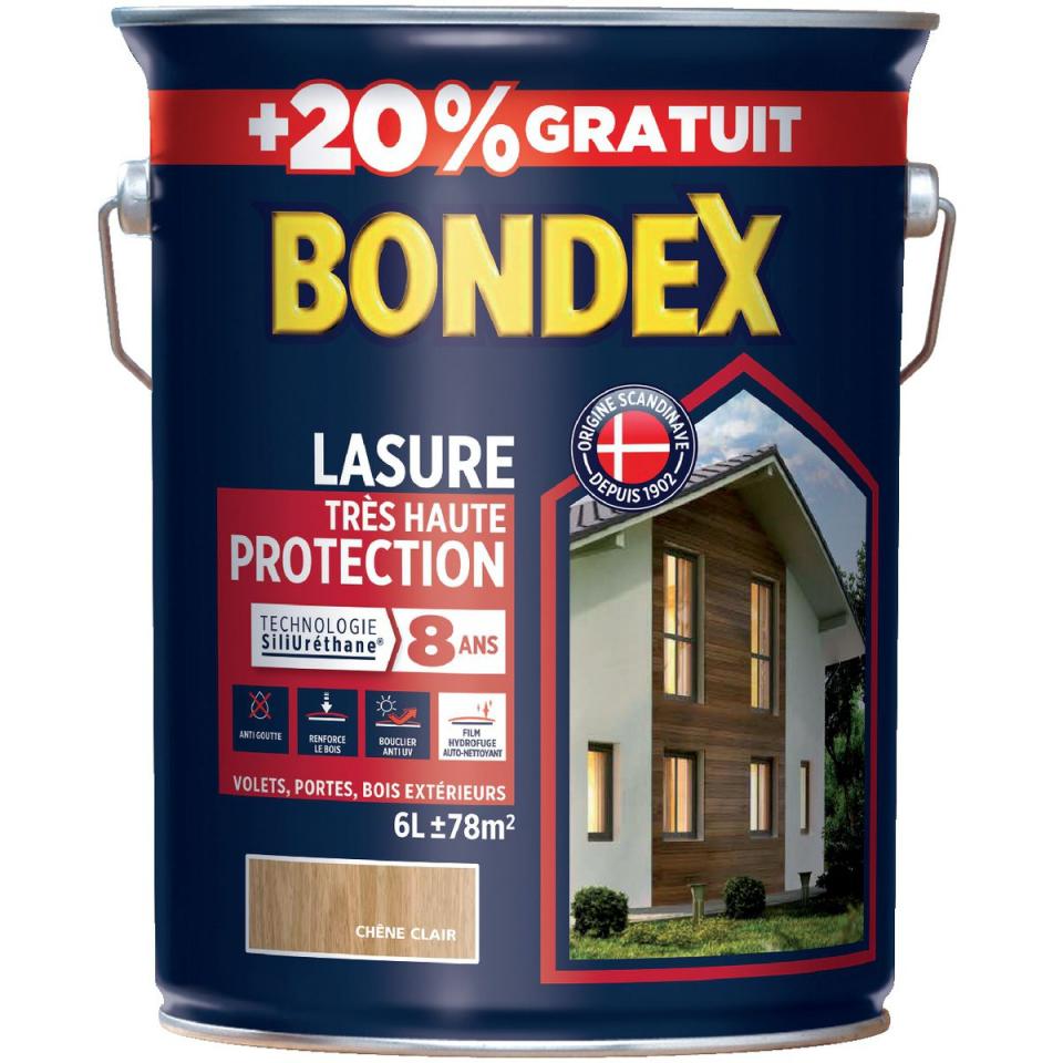 Lasure très haute protection SiliUréthane 8 ans Bo