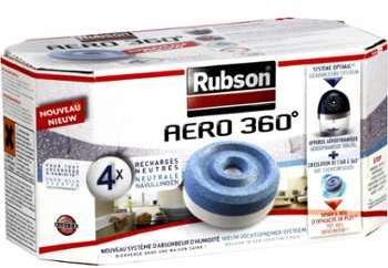 Recharges Aero 360 Rubson - la boite de 4 - 1 8 kg Recharges Aero 360 Rubson