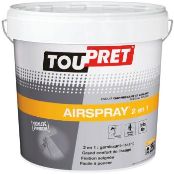 Enduit garnissant lissant Toupret Airspray 2 en 1