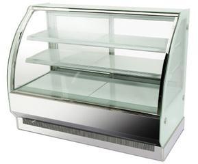 Vitrine comptoir boulangerie face bombée série KTH