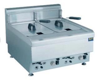 Friteuse à gaz double 2 x 10 litres 12 kW JUS-TRC-
