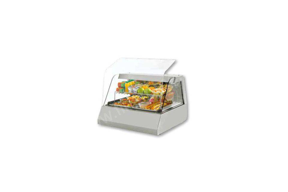 Vitrine mobile réfrigérée - 2 bacs GN 1/1