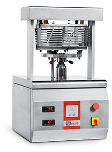Formeuse Presse à Pizza à disques chauffants 45 cm