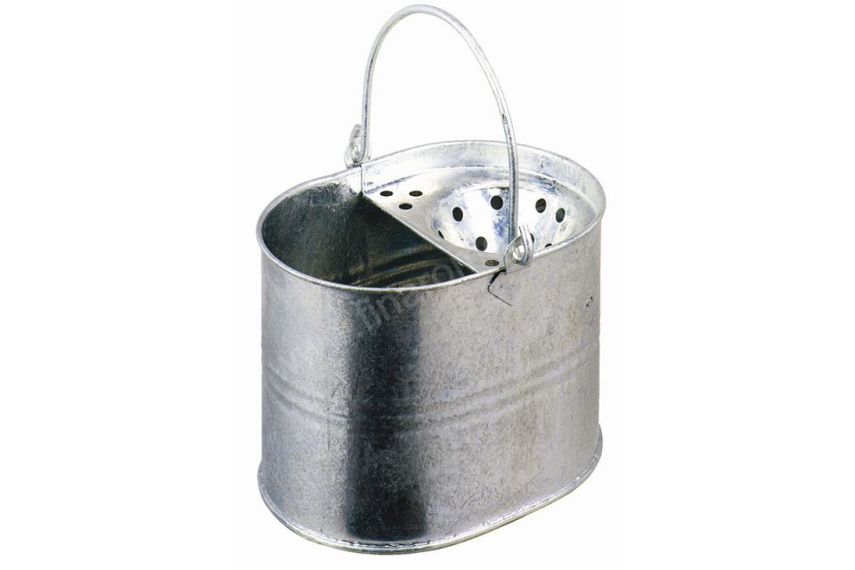 Seau essoreur en acier galvanisé 15 L JANTEX