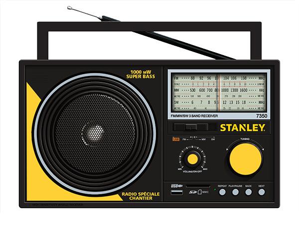Radio de chantier STANLEY 7350