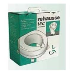 Surelevateur de wc 13 cm avec equerres