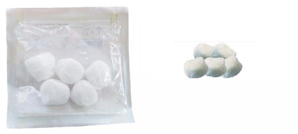 Tampon de Gaze boule Stérile
