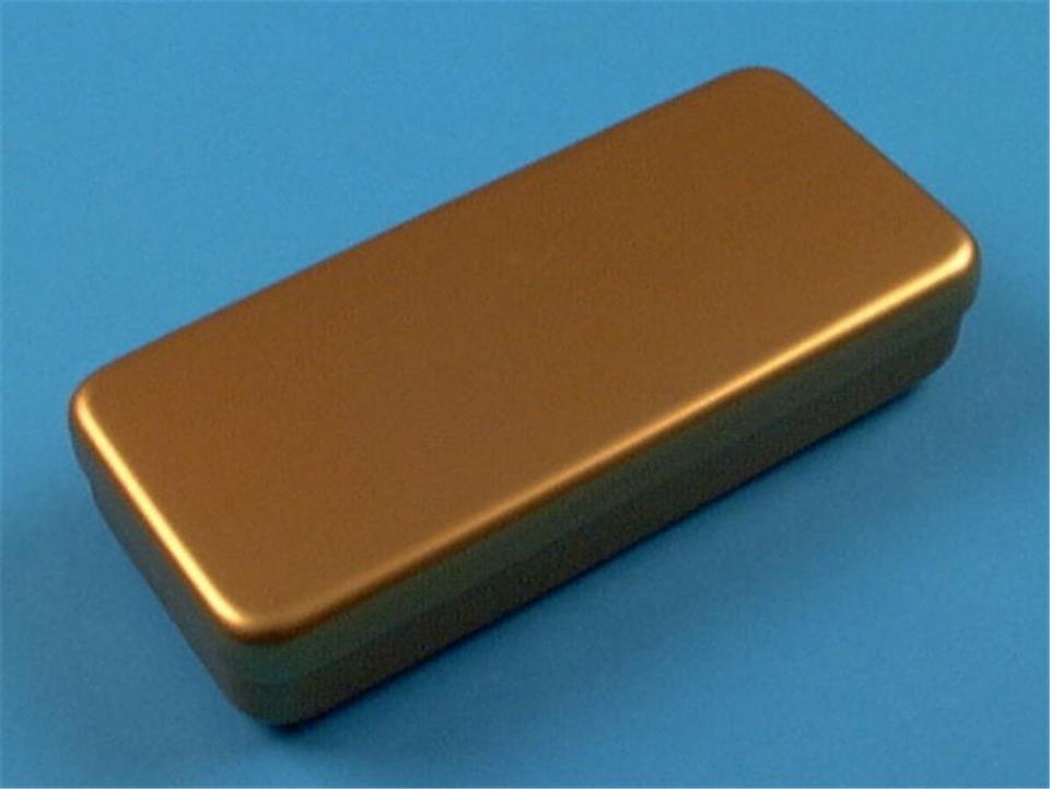 Boite de Stérilisation en Aluminium Jaune à Instru