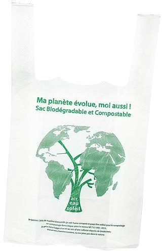 Sac bretelle biodégradable 26x6x45 cm