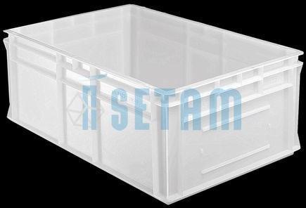 Caisse alimentaire plastique 40 litres 600x400