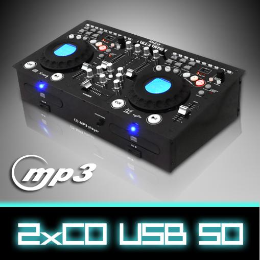 Ibiza Full Station Double lecteur CD MP3 2xUSB 2xS