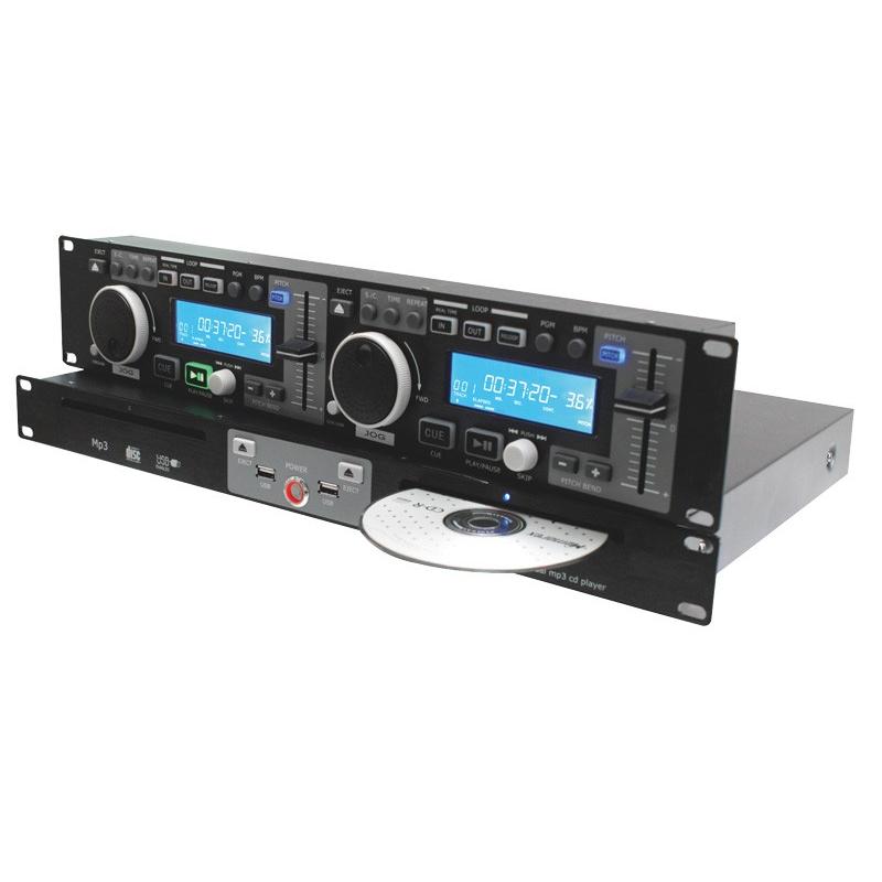 BST CDD500 Controleur double lecteur CD USB MP3 Pi