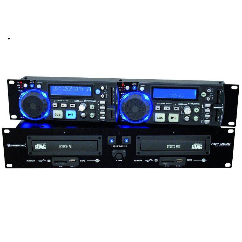 Omnitronic XDP-2800 Double Lecteur CD SD USB