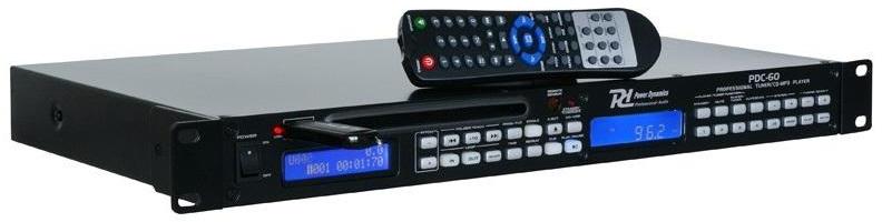 Power Dynamics PDC-60 Lecteur multimédia 2x USB CD