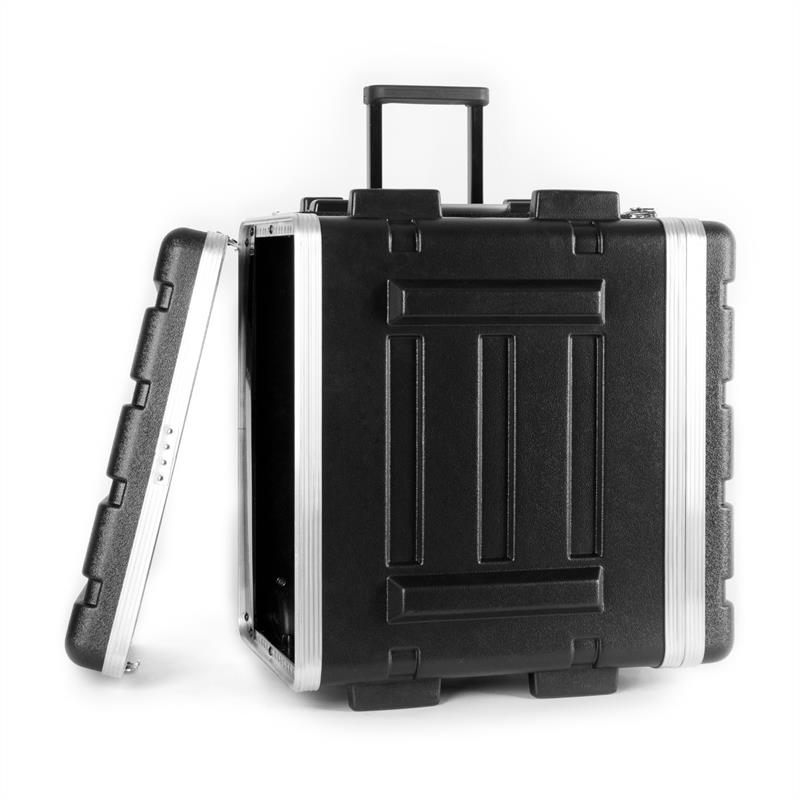Trolley ABS Flight case à roulettes 19 6U
