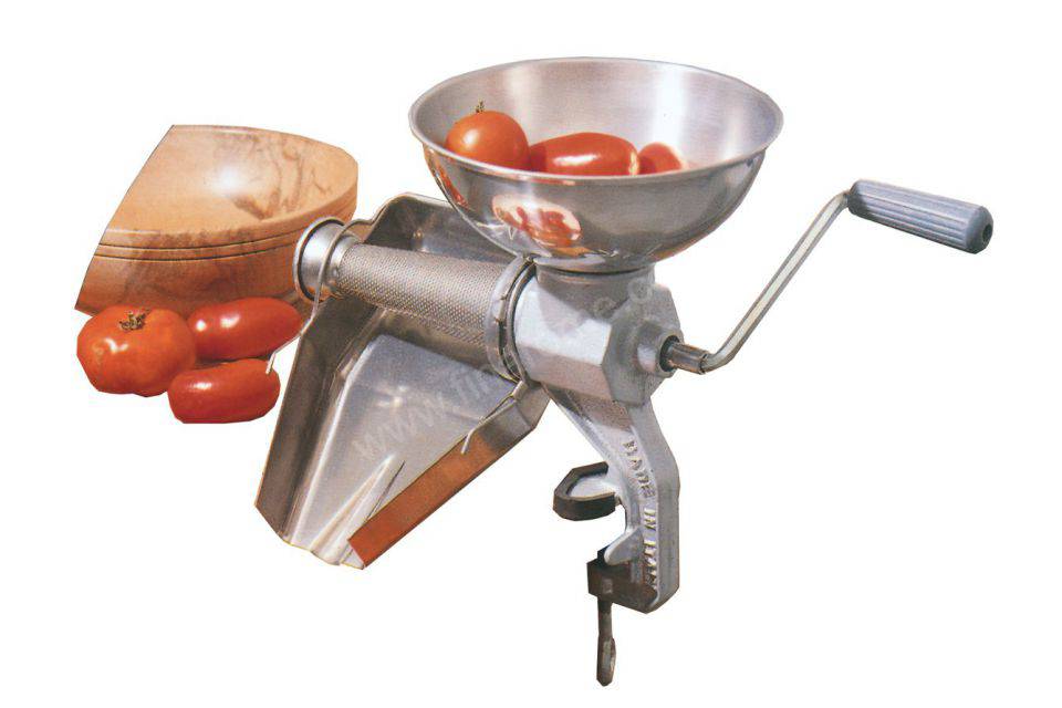 Appareil à coulis de tomates N°3 inox manuel profe