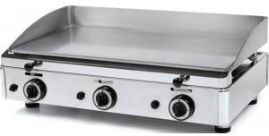 Plancha professionnelle - Plaque acier lisse à Gaz