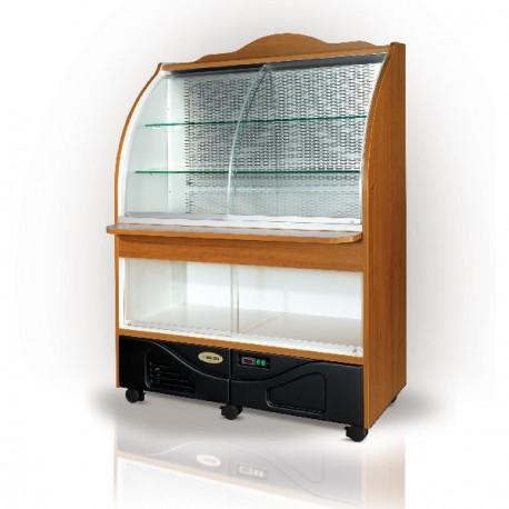 Vitrine Réfrigérée murale en bois avec reservoire