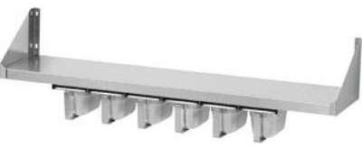 Etagère Murale Inox spécial Bacs à Epices - 6x GN