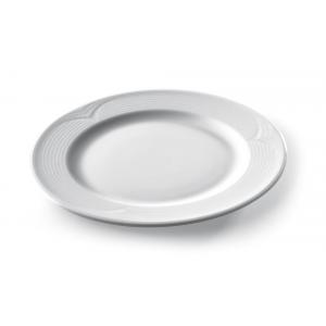 Assiette plate - Porcelaine blanche (mm:Ø 200 - (R