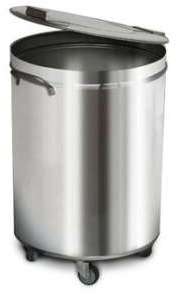 Poubelle en inox - 50 L