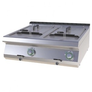 Friteuse électrique - 2 cuves - 2 X 13 litres - 80