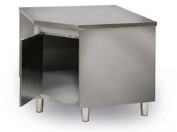 Meuble bas inox dangle en 700mm