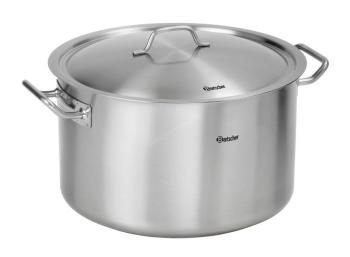 Marmite en inox 30 L avec couvercle professionnell