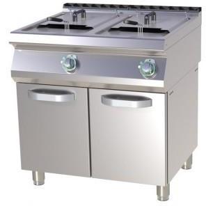Friteuse électrique - 2 cuves - 2x13 Litres - Sur