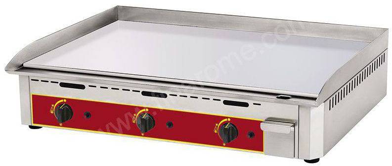 Plancha professionnelle à gaz en chrome dur ROLLER