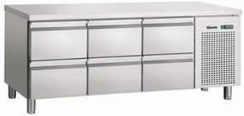 Table refrigeree, froid ventile, 6SL