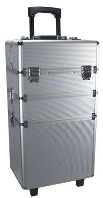 Valise coiffure esthétique professionnelle argent