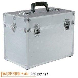 Valise vanity coiffure esthétique Fredi aluminium