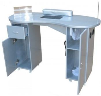 Table manucure avec aspiration chambre de filtre g