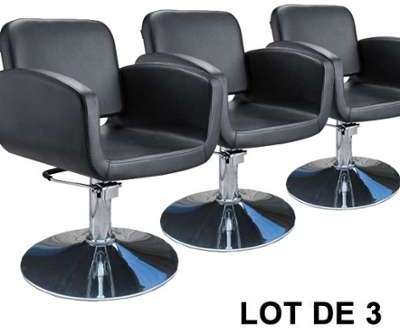 Lot de 3 Fauteuil coiffure Venise