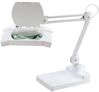 Lampe loupe rectangulaire fluo Manutan - 800 lm -
