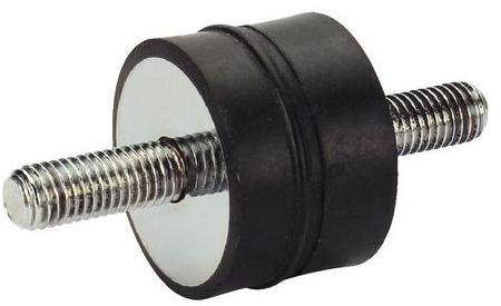 Support antivibratoire Radiaflex® à 2 tiges fileté