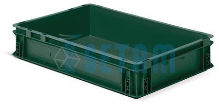 Caisse plastique verte 20 litres 600x400