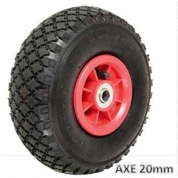 Roue gonflable pour diable brouette chariot 260x85