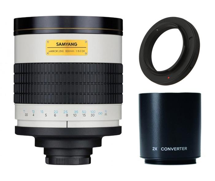 Super téléobjectif Samyang 800-1600mm f/8 MC IF Ni