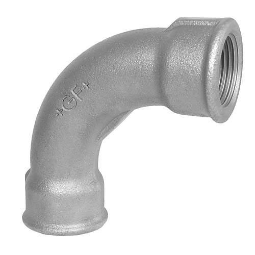 Courbe grand rayon 90° FF fonte galva - Fig.2 Geor