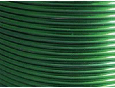 100 Mètres fil aluminium vert foncé 1,5mm - Vaesse