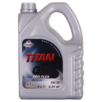 Pneu Fuchs Titan GT 1 Pro Flex 5W-30 4 Litres Jerr