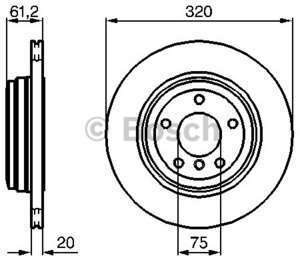 BOSCH - Disque de frein