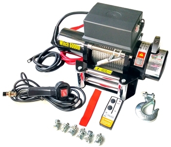 Treuil électrique 12V 2721KG 3300W, Treuil à câble