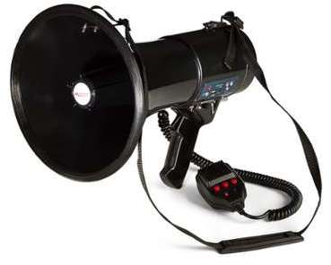 Auna MEGA080USB Mégaphone USB 80W lecteur MP3 fonc