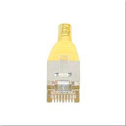 Cordon RJ45 CAT 5e F/UTP jaune - 1 m